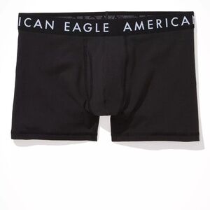 American Eagle Boxer Brief Men's 4.5" inseam mid length black size XL